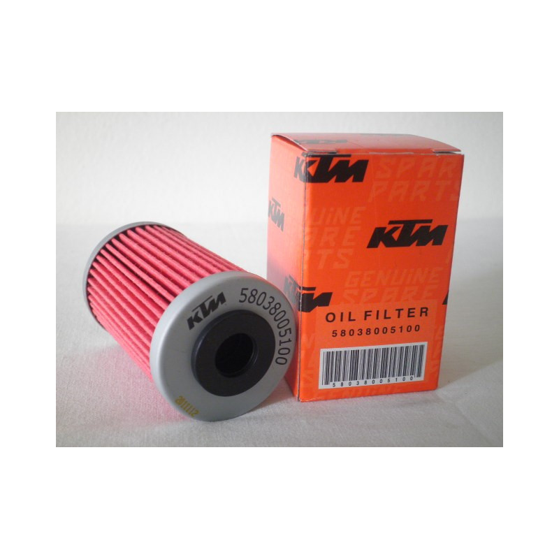 58038005100  Oil Filter KTM LC4 640 & EXC-400/520/525 (long)