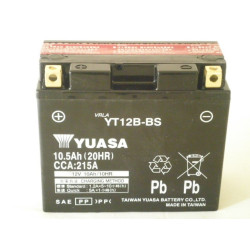 YT12BBS  YUASA Battery YT12B-BS Yamaha TDM-850/900 Fazer-600