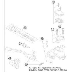 54813008200  Σετ Επισκευής Εμπρός Τρόμπας Φρένου KTM EXC/SX/SX-F '06
