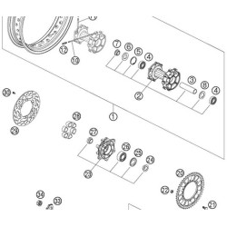 60010060000 Δισκόπλακα Οπίσθια KTM Adventure-950