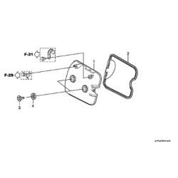 12391KTW900  Gasket Head Cover Honda SH-300