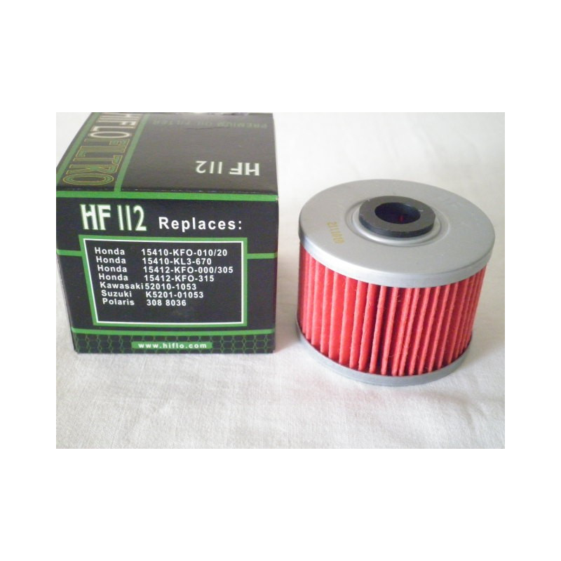 HF112  Hiflofiltro Oil Filter Honda XR-250/400/600 