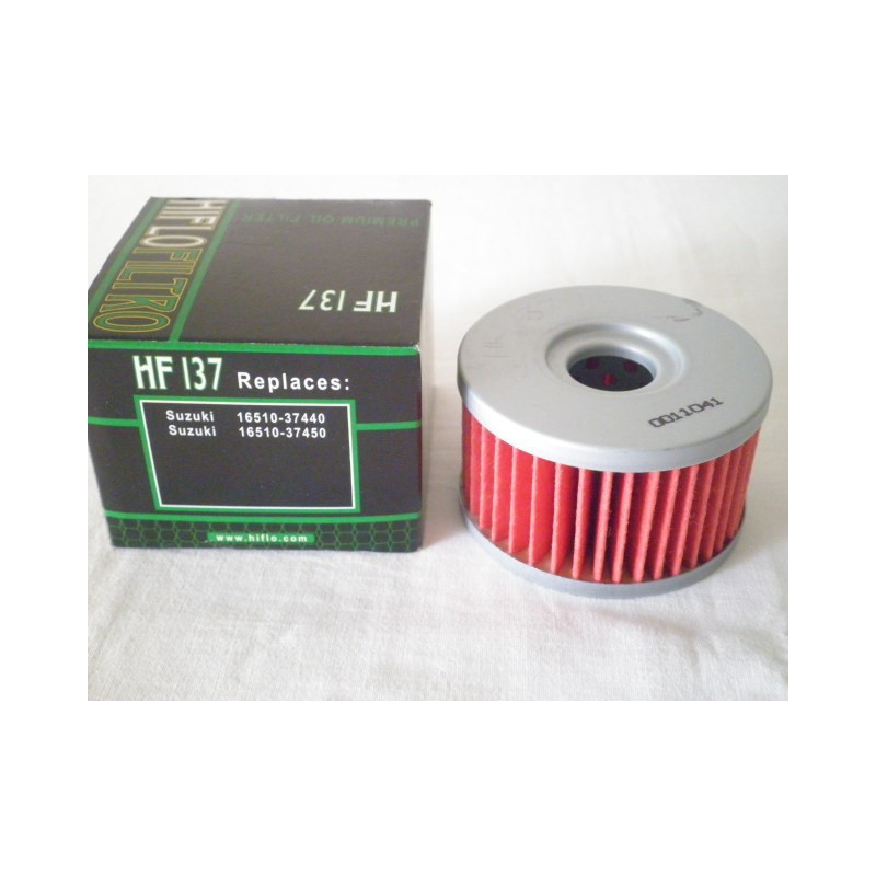 HF137  Hiflofiltro Oil Filter Suzuki XF-650 Freewind