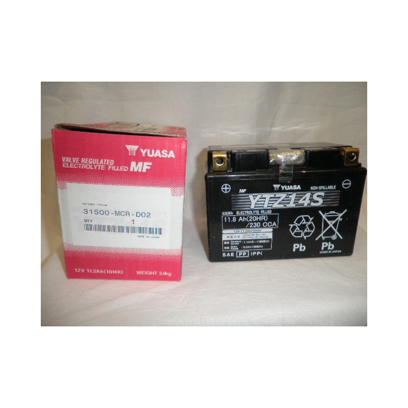 31500MCRD02  Honda Battery YTZ-14S