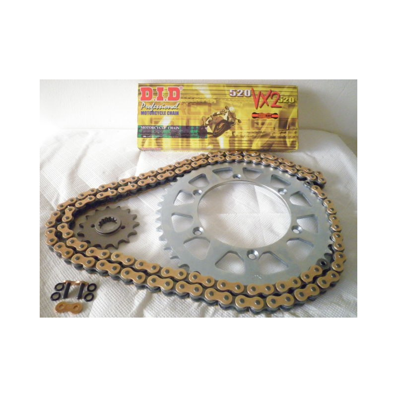 DIDVXGXT660X D.I.D VX Gold Drive Chain Set Yamaha XT660X