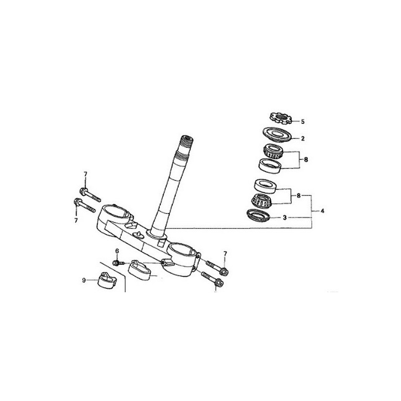 91015KZ4701  Ρουλεμάν Λαιμού Τιμονιού Honda CR-125/250 CRF-250/450