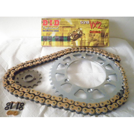 DIDVXGRM1251  D.I.D VX Χρυσή Σετ Γρανάζια-Αλυσίδα Suzuki RM-125  '92-'96
