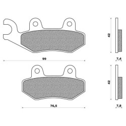 MA135/228 Front Brake Pads Yamaha TT-250R