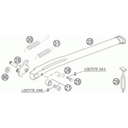 50303024000  Side Stand Spring KTM  EXC '99-'07