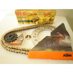 DIDVXGLC41638  D.I.D VX Gold Drive Chain Set KTM LC4 DUKE 16-38