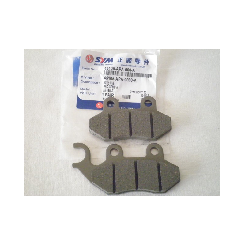 45105APA000A  Front Brake Pads Sym Symphony-50-125-150