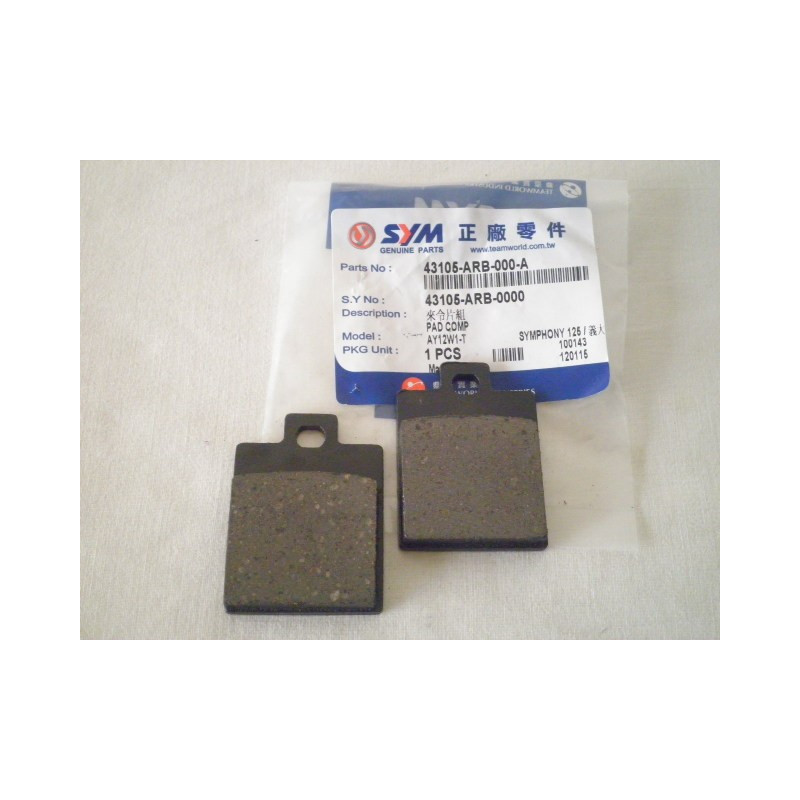 43105ARB000A Rear Brake Pads Sym Symphony-50-125-150