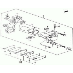 6910144820 Rear Brake Pads Suzuki GSXR-1000 '07-'08