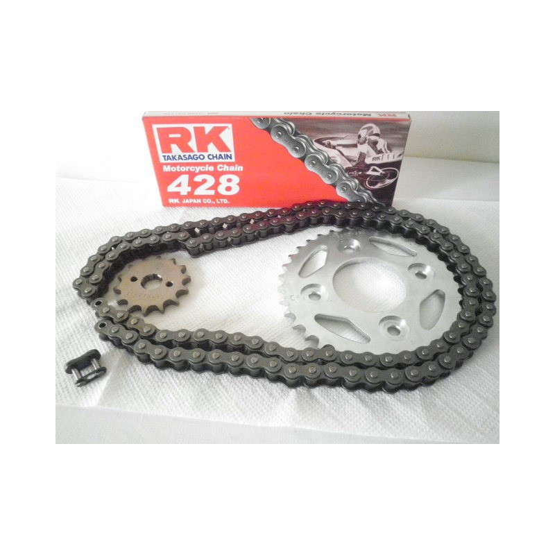 RKSETKRISTAR  Γρανάζια-Αλυσίδα Σετ RK Modenas Kristar-125