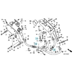 18392MK4000  Φλάντζα Εξάτμισης Honda XL-1000V Varadero XL-600V Transalp