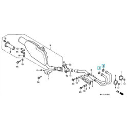 18291MN5650  Φλάντζα Λαιμού Εξάτμισης Honda XR-400-600