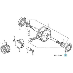 91006KGF911  Bearing, Crankshaft Honda SH-125-150