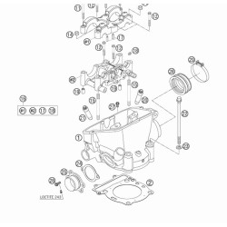 77030036000  Φλάντζα Εκρήξεως KTM EXC-F250  SX-F250  