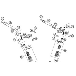 58036061090  Ρουλεμάν Πιανόλας Εισαγωγής KTM LC-4 640