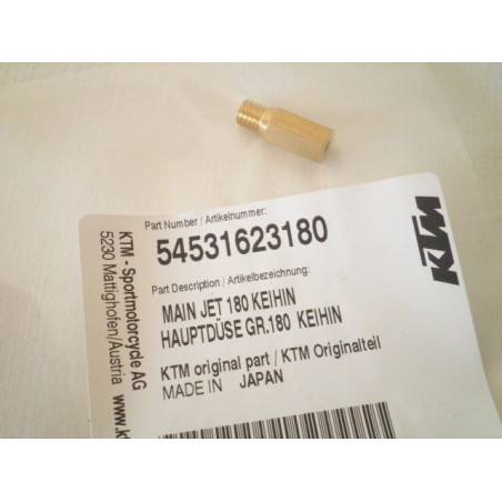 54531623180  Κεντρικό Ζιγκλέρ 180 Keihin KTM EXC-SX