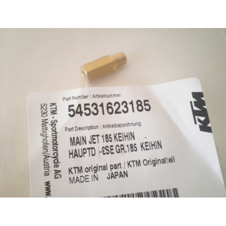54531623185  Main Jet 185 Keihin KTM EXC-SX