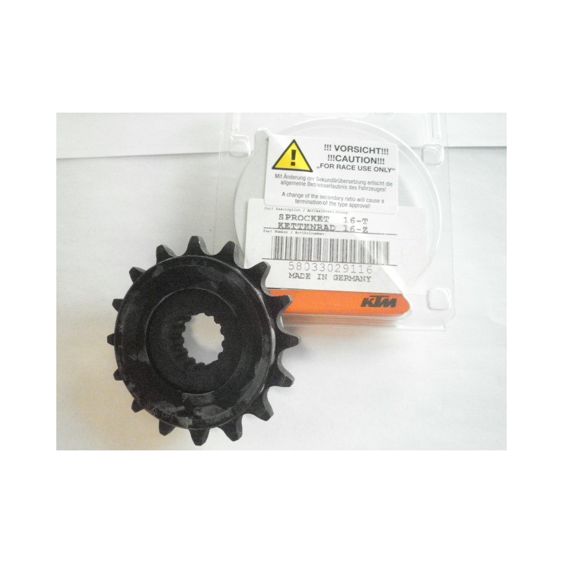 58033029116  Γρανάζι Εμπρός Damp. 16T KTM LC-4 640-690