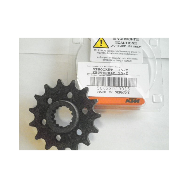 58033029015  Front Sprocket 15T KTM LC-4 640-690