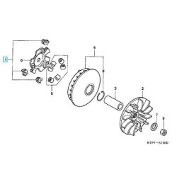 22011KCW851  Piece Set Slide Honda SH-150