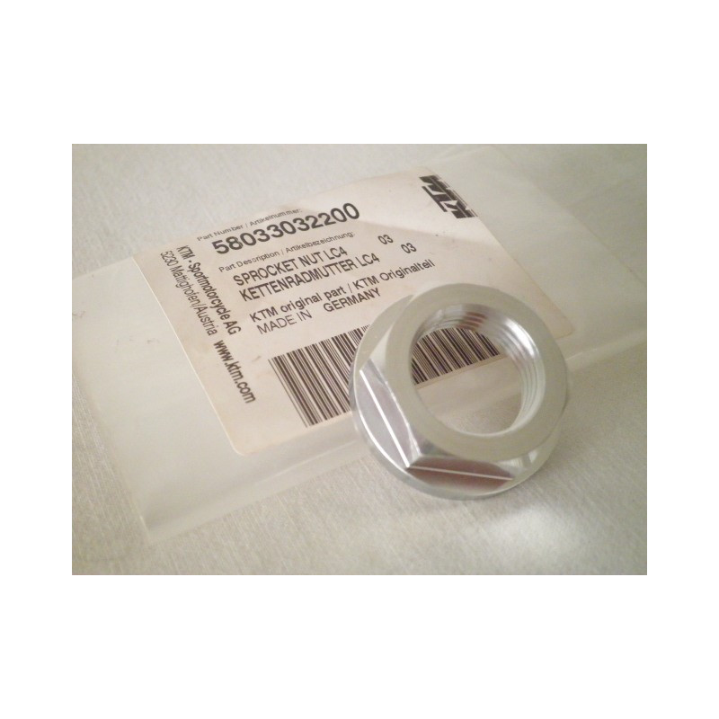 58033032200  Front Sprocket Nut KTM LC-4 640-690
