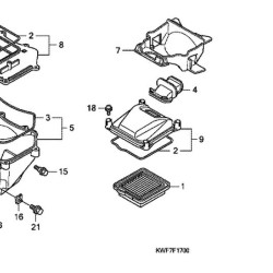 17211KWF950  Air Filter Honda CBF-125