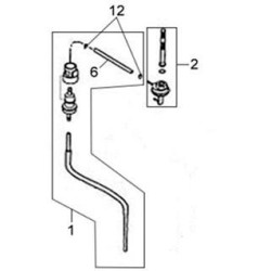 17682APA000  Fuel Tube SYM Symphony-50-125-150
