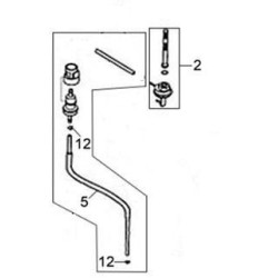 17683APA000  Fuel Tube SYM Symphony-50-125-150