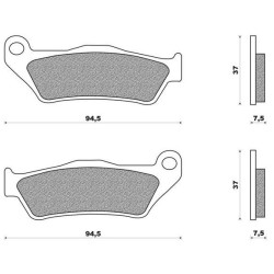 MA181  Front Brake Pads KTM EXC/SX '00-'11
