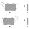 FDB2005ST  Ferodo ST Rear Brake Pads BMW F-650/800