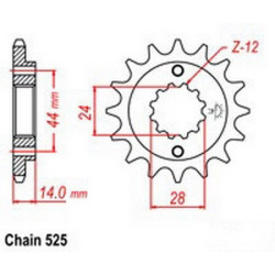 314.16  Chiaravalli  Fr. Sprocket Honda XRV-750