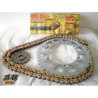 DIDVXGXV250 D.I.D VX Gold Drive Chain Set Yamaha XV-250 Virago