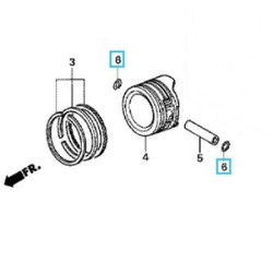 13115GN5910  Clip Piston Pin Honda ANF-125 Innova  