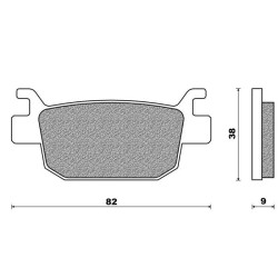 SFA415  EBC Rear Brake Pads Honda SH-150i-300i NSS-250 Forza 