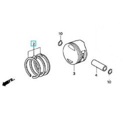 13011KGG911  Piston Rings STD Honda SH-150 
