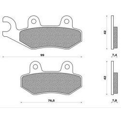 SFA228  EBC Front Brake Pads Peugeot Geopolis-125-250-400 Satelis-125-250