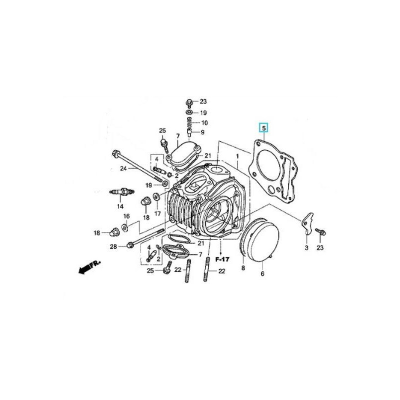 12251KPH901  Φλάντζα Εκρήξεως Honda ANF-125 Innova