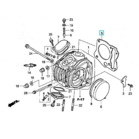 12251KPH901  Cylinder Head Gasket Honda ANF-125 Innova