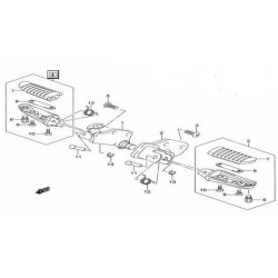 4350106G01  Μαρσπιέ Οδηγού Δεξί Suzuki DL-650 V-Strom