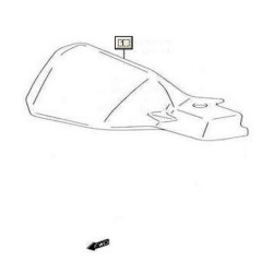 5734127G02291  Cover Right Knuckle Suzuki DL-1000 V-Strom '04-'10