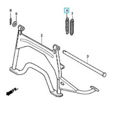 50521KRP980  Sub Spring Main Stand Honda SCV-100 Lead 