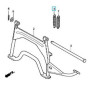 50521KRP980  Sub Spring Main Stand Honda SCV-100 Lead 