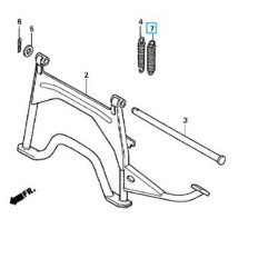 9501471202  Spring Main Stand Honda SCV-100 Lead 