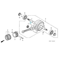 06381KPH900  Connecting Rod Kit Honda ANF-125 Innova 