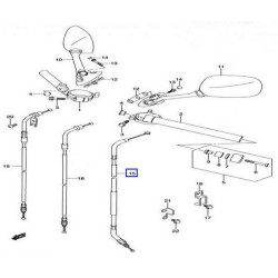 5820029G00  Clutch Cable Suzuki GSXR-600-750 '04-'05