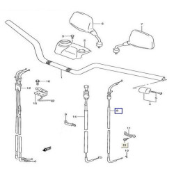 5820004F00  Ντίζα Συμπλέκτη Suzuki XF-650 Freewind